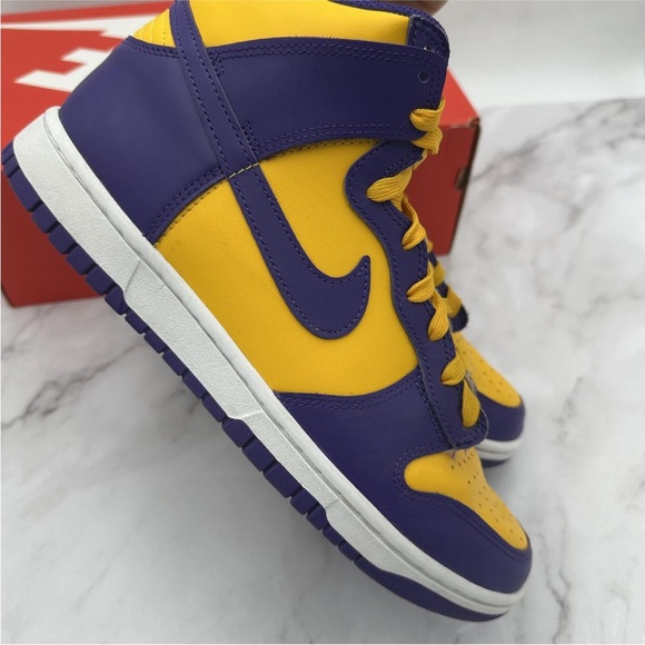 Nike Dunk High Retro Court Purple Violet Court Shoes Mens 9.5 Lakers Sneakers main image 15